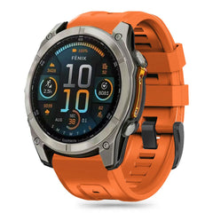 BRACELET TECH-PROTECT EN SILICONE GARMIN FENIX 5 / 6 / 6 PRO / 7 / 8 (47 MM) / E ORANGE