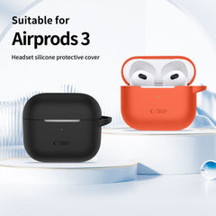 COUVERCLE TECH-PROTECT CROCHET EN SILICONE POUR APPLE AIRPODS 3 BLEU MARINE