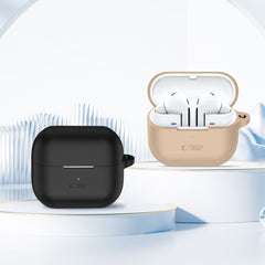 COQUE POUR SAMSUNG GALAXY BUDS 3 / 3 PRO TECH-PROTECT SILICONE HOOK CAFE LATTE