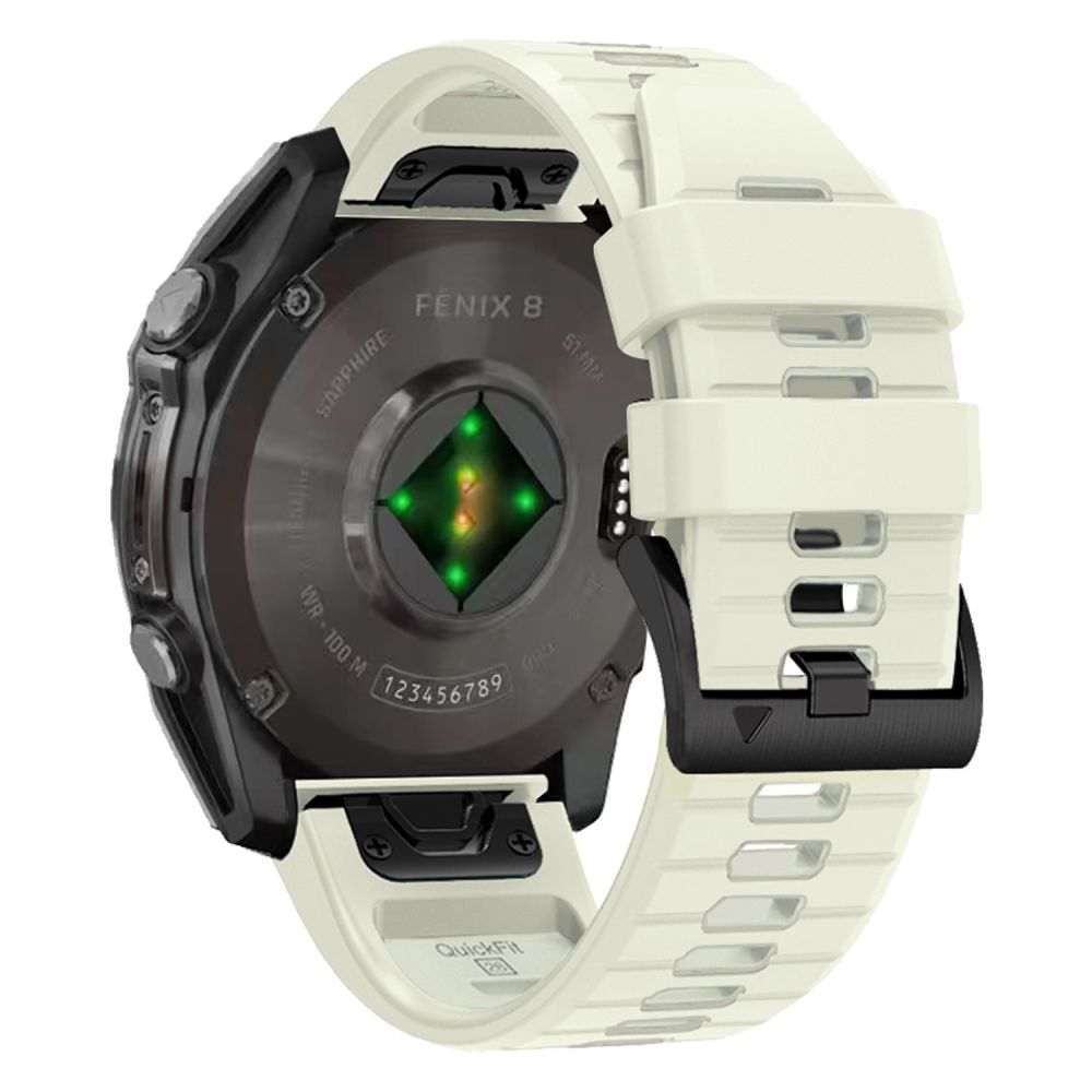 BRACELET TECH-PROTECT EN SILICONE POUR GARMIN FENIX 5 / 6 / 6 PRO / 7 / 8 (47 MM) / E TITANIUM
