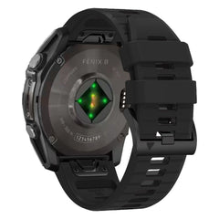 BRACELET TECH-PROTECT EN SILICONE POUR GARMIN FENIX 5X / 5X PLUS / 6X / 6X PRO / 7X / 8 (51 MM) NOIR