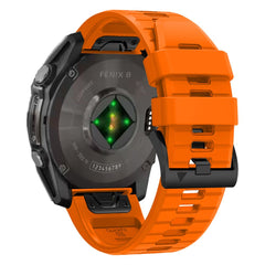 BRACELET TECH-PROTECT EN SILICONE POUR GARMIN FENIX 5X / 5X PLUS / 6X / 6X PRO / 7X / 8 (51 MM) ORANGE