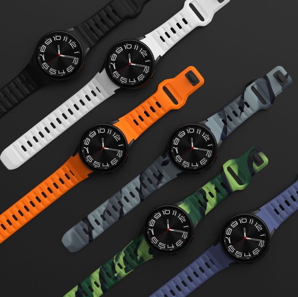 TECH-PROTECT SILICONE LINE SAMSUNG GALAXY WATCH 4 / 5 / 5 PRO / 6 / 7 / FE MONTEGO BLEU