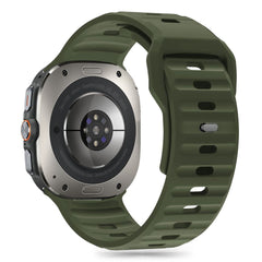 BRACELET TECH-PROTECT EN SILICONE POUR SAMSUNG GALAXY WATCH ULTRA (47 MM) VERT OLIVE