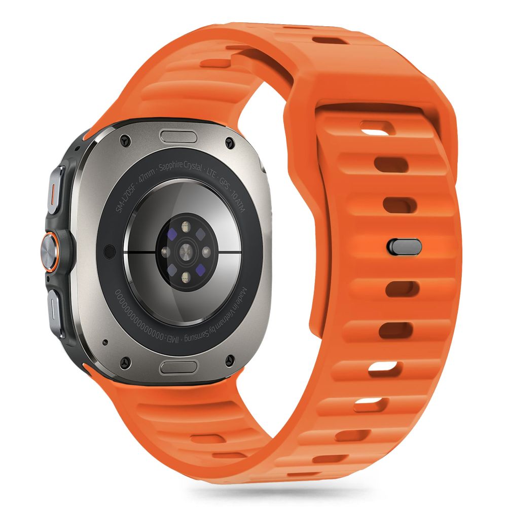 BRACELET TECH-PROTECT EN SILICONE POUR SAMSUNG GALAXY WATCH ULTRA (47 MM) ORANGE
