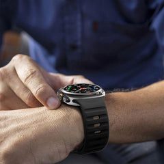 BRACELET TECH-PROTECT EN SILICONE POUR SAMSUNG GALAXY WATCH ULTRA (47 MM) ORANGE
