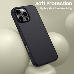 COUVERCLE TECH-PROTECT SILICONE MAGSAFE IPHONE 16 PRO NOIR MAT