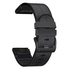 BRACELET TECH-PROTECT SILICONE PU GARMIN FENIX 5X / 5X PLUS / 6X / 6X PRO / 7X / 8 (51 MM) NOIR