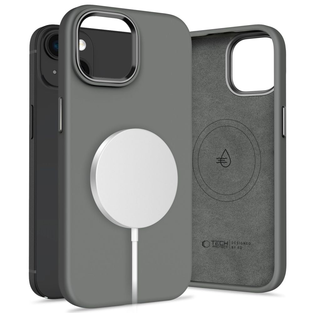 COUVERTURE TECH-PROTECT SILICONE PURE MAGSAFE IPHONE 14 ARGILE