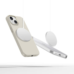 COUVERTURE TECH-PROTECT SILICONE PURE MAGSAFE IPHONE 14 COSMIC LATTE