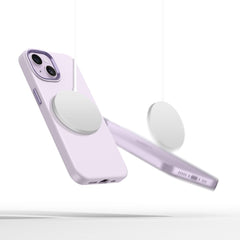 COUVERCLE TECH-PROTECT SILICONE PUR MAGSAFE IPHONE 14 MAUVE