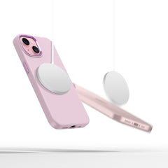 COUVERTURE TECH-PROTECT SILICONE PURE MAGSAFE IPHONE 15 PERLE ROSE