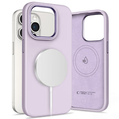 COUVERTURE TECH-PROTECT SILICONE PURE MAGSAFE IPHONE 15 PRO MAX MAUVE