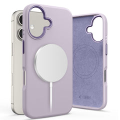 COUVERTURE TECH-PROTECT SILICONE PURE MAGSAFE IPHONE 16 MAUVE