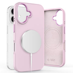 COUVERTURE TECH-PROTECT SILICONE PURE MAGSAFE IPHONE 16 PERLE ROSE