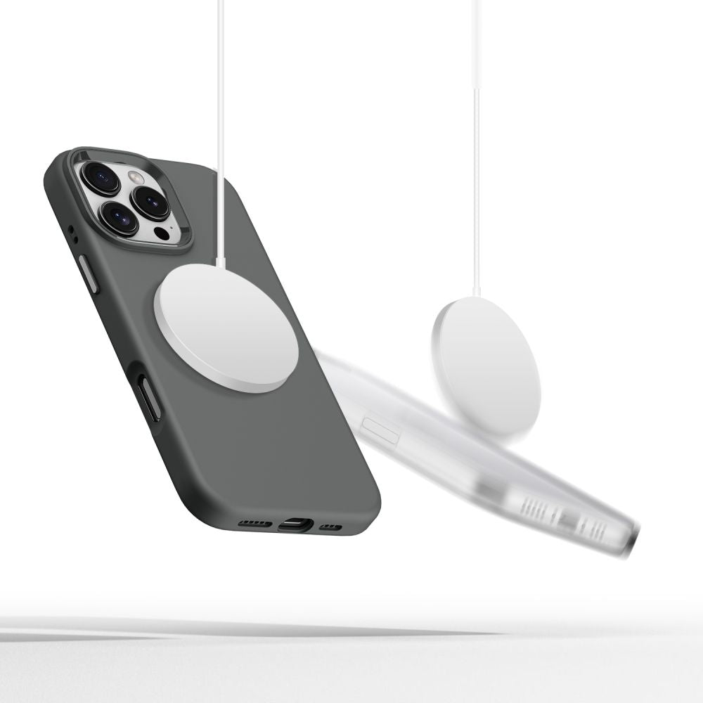COUVERTURE TECH-PROTECT SILICONE PURE MAGSAFE IPHONE 16 PRO ARGILE