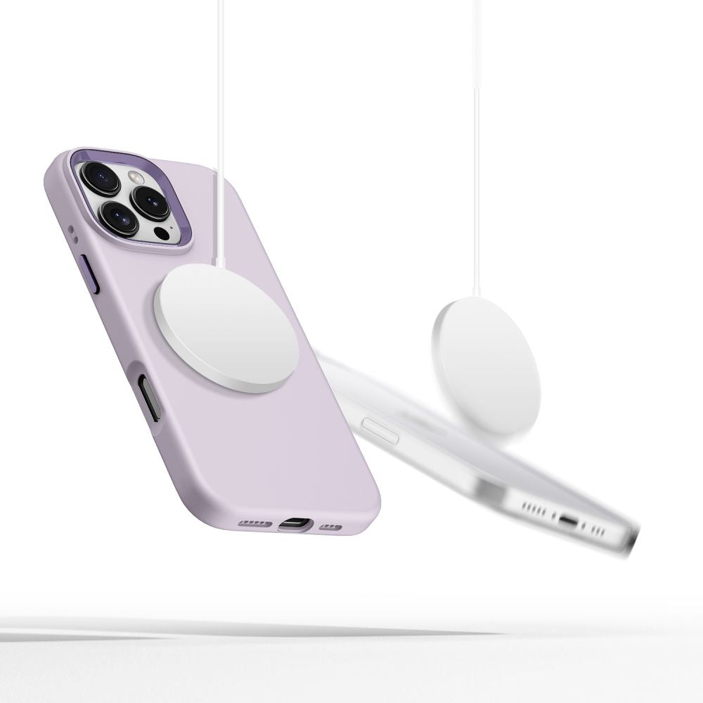 COUVERTURE TECH-PROTECT SILICONE PURE MAGSAFE IPHONE 16 PRO MAX MAUVE