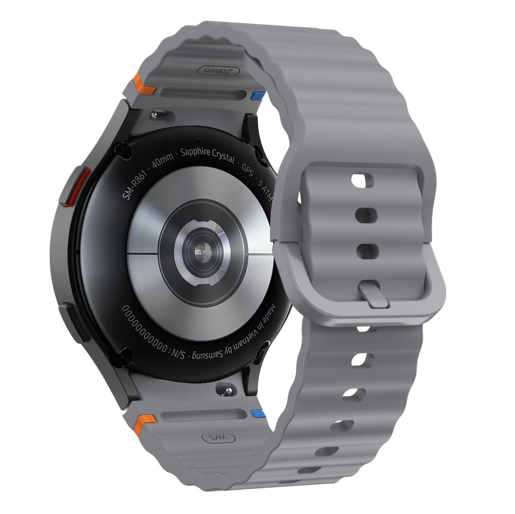 TECH-PROTECT SILICONE SPORT SAMSUNG GALAXY WATCH 4 / 5 / 5 PRO / 6 / 7 / FE CRAYON GRIS