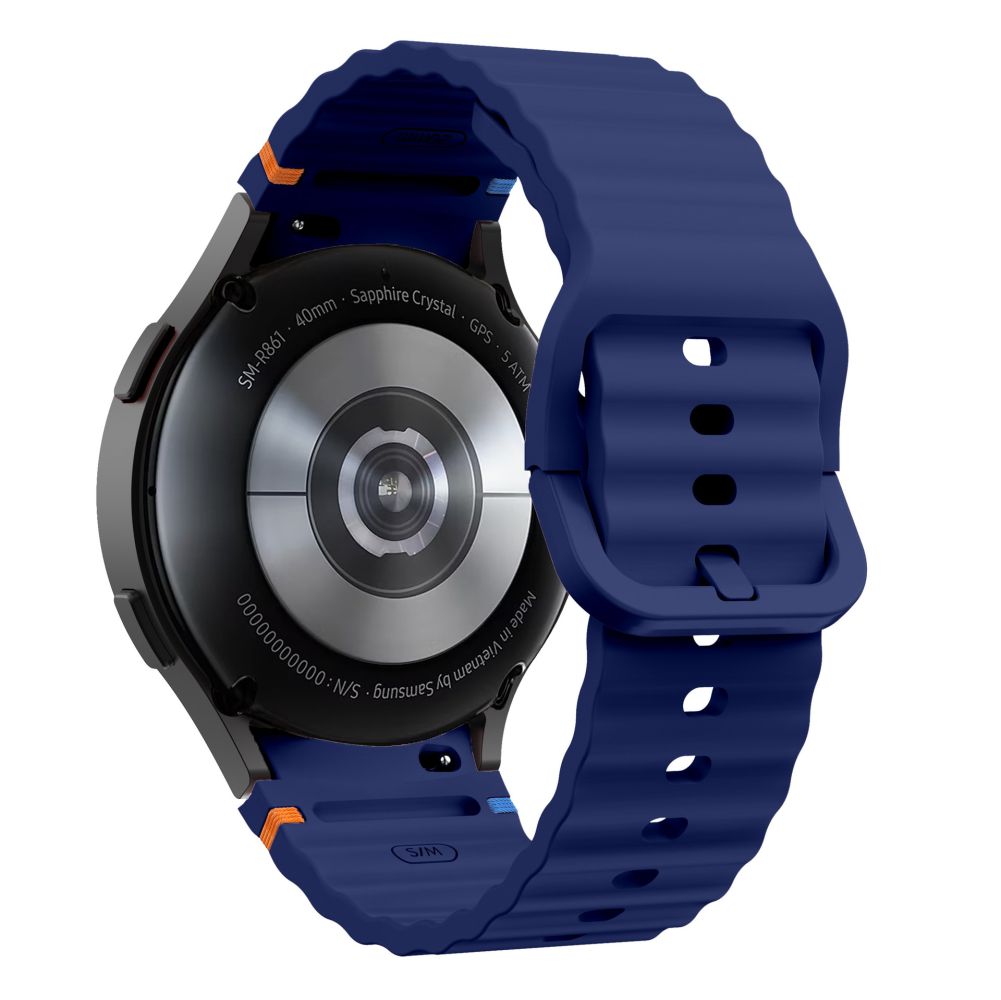 TECH-PROTECT SILICONE SPORT SAMSUNG GALAXY WATCH 4 / 5 / 5 PRO / 6 / 7 / FE BLEU MARINE