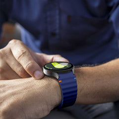 TECH-PROTECT SILICONE SPORT SAMSUNG GALAXY WATCH 4 / 5 / 5 PRO / 6 / 7 / FE BLEU MARINE