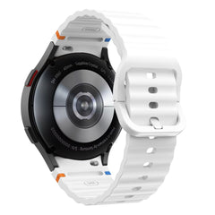 TECH-PROTECT SILICONE SPORT SAMSUNG GALAXY WATCH 4 / 5 / 5 PRO / 6 / 7 / FE BLANC