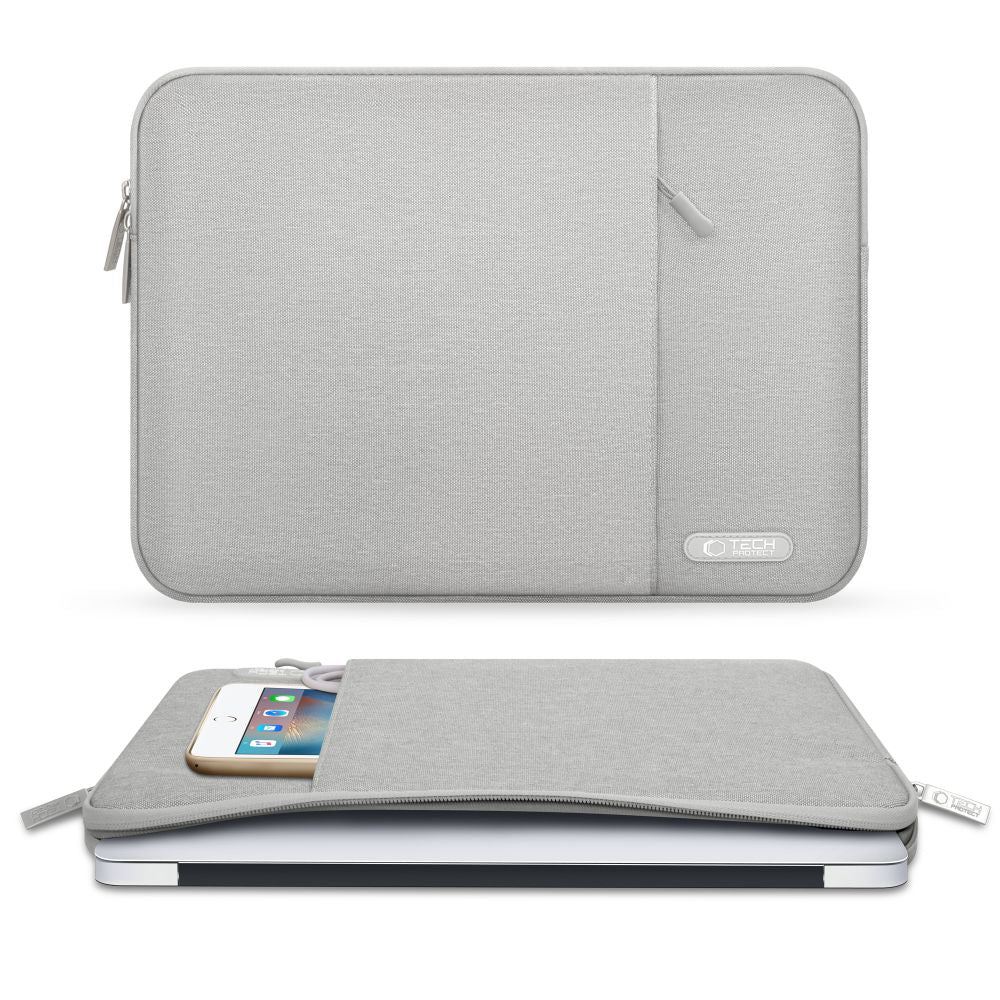 TECH-PROTECT MANCHES POUR ORDINATEUR PORTABLE 13-14 GRIS CRAYON