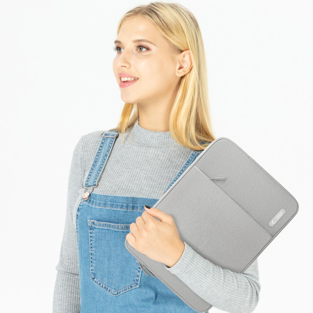 TECH-PROTECT MANCHES POUR ORDINATEUR PORTABLE 13-14 GRIS CRAYON
