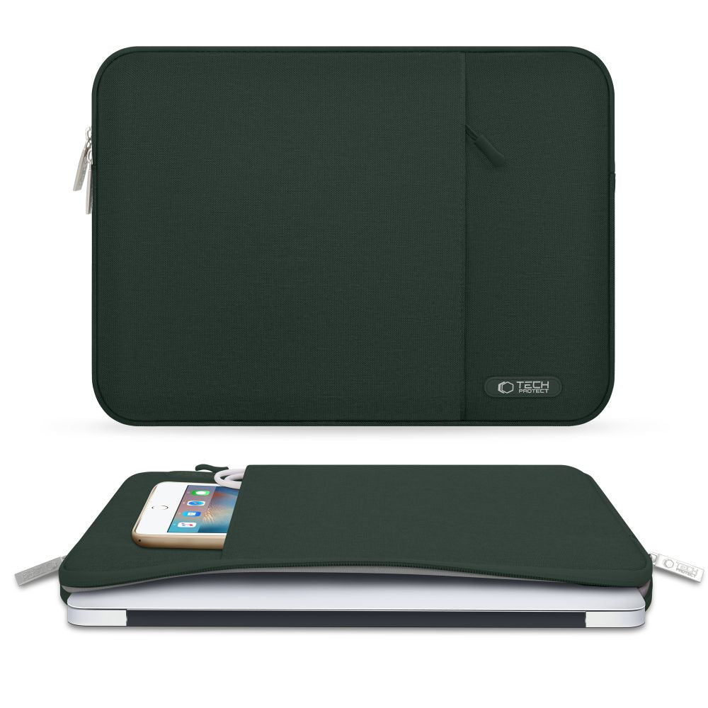 SAC À DOS TECH-PROTECT SLEEVY POUR MACBOOK 15-16 VERT MINUIT