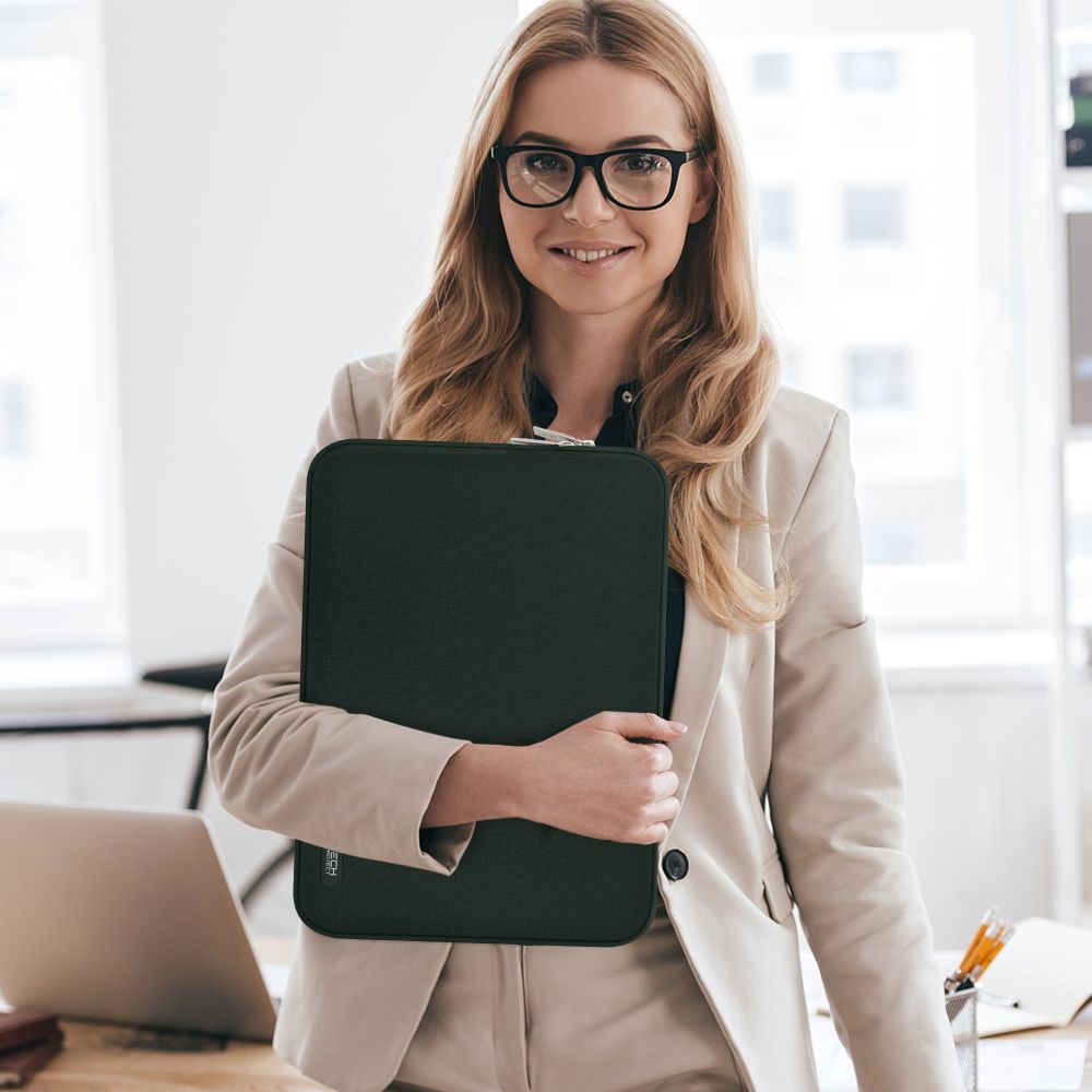 SAC À DOS TECH-PROTECT SLEEVY POUR MACBOOK 15-16 VERT MINUIT