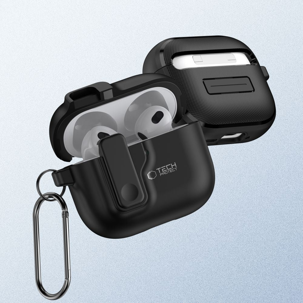 COQUE TECH-PROTECT SLIM HOOK APPLE AIRPODS 4 NOIRE