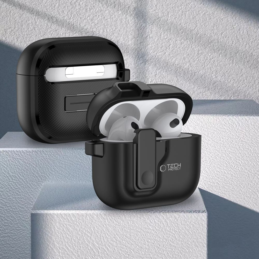 COQUE TECH-PROTECT SLIM HOOK APPLE AIRPODS 4 NOIRE