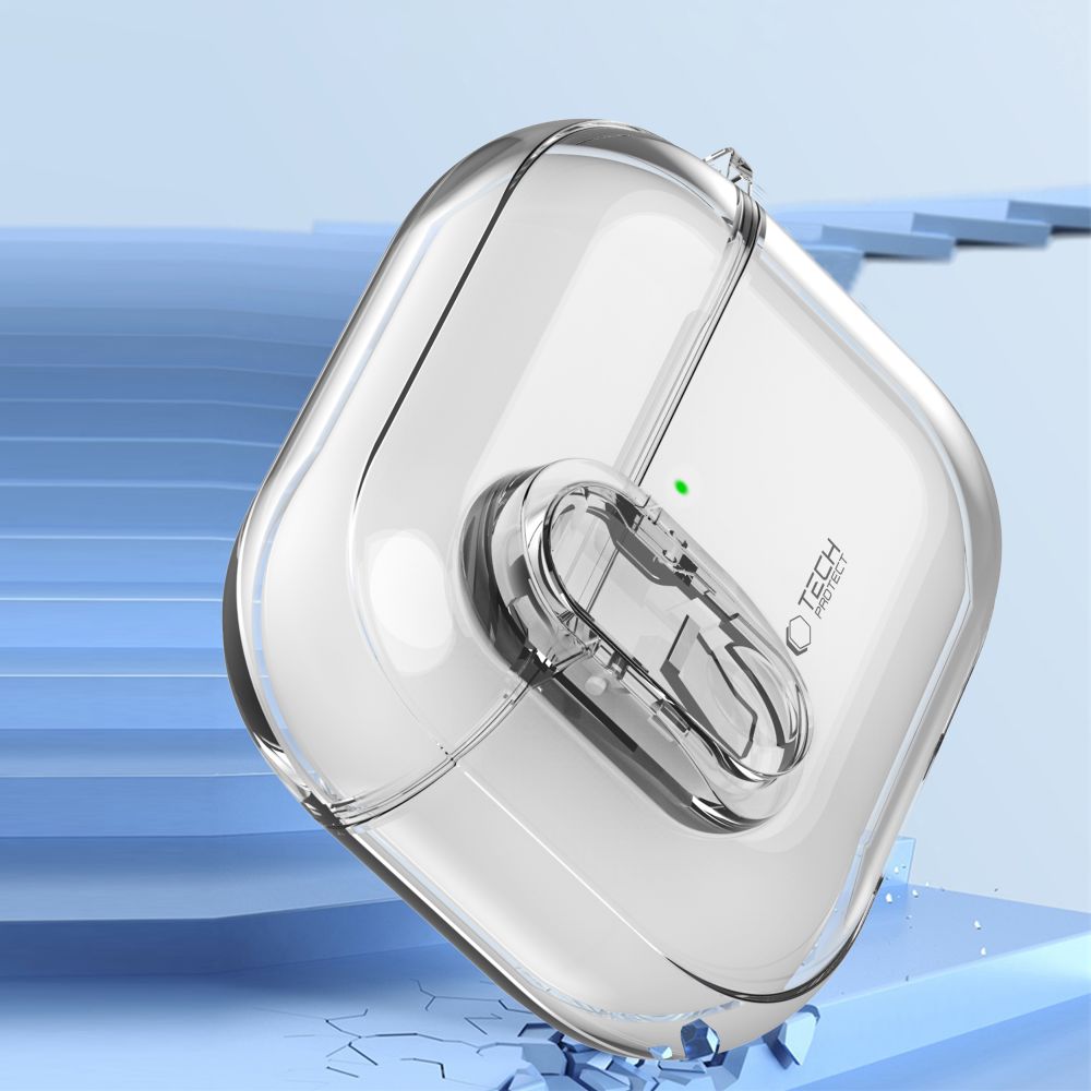 COQUE TECH-PROTECT SLIM HOOK APPLE AIRPODS 4 TRANSPARENT