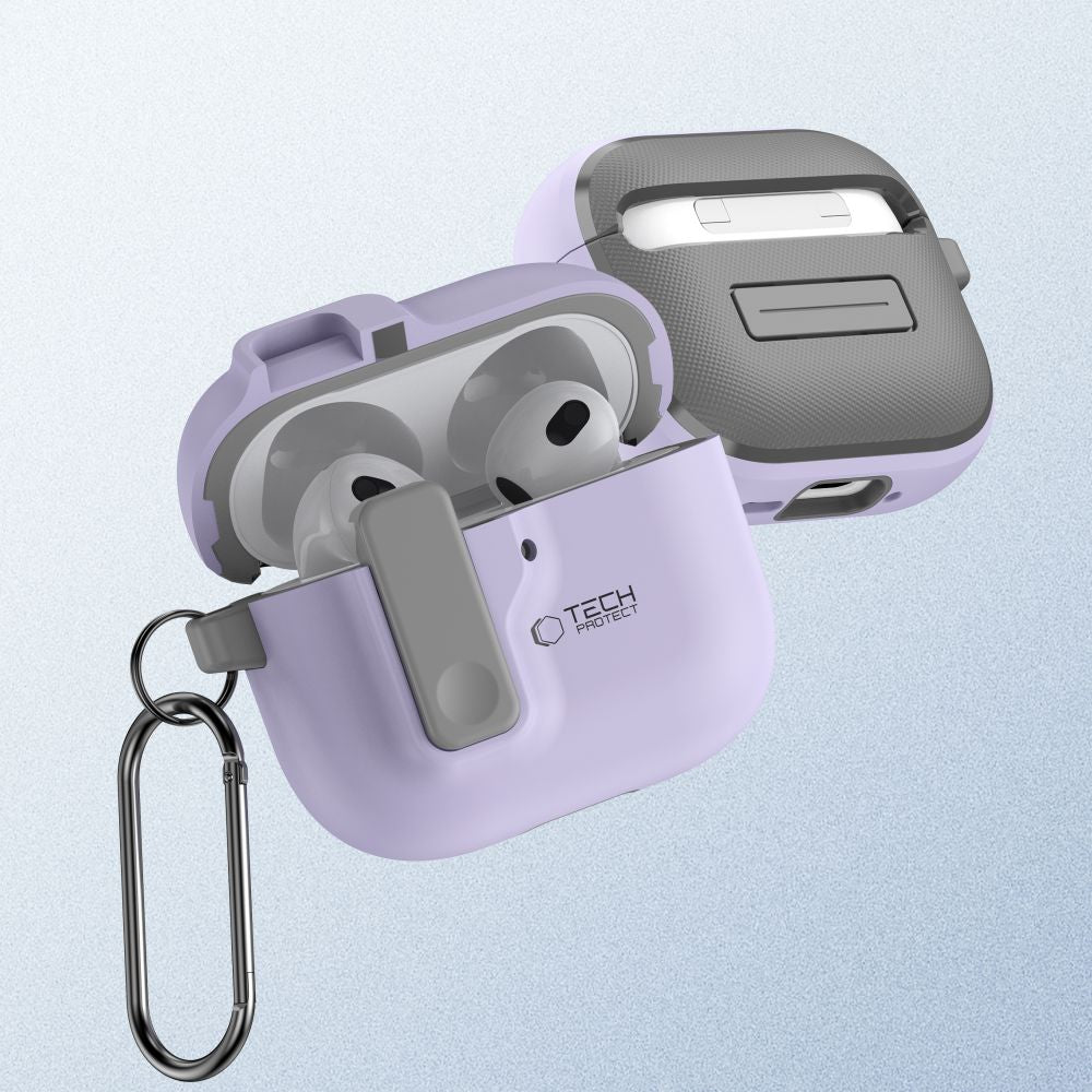 COQUE TECH-PROTECT SLIM HOOK APPLE AIRPODS 4 LAVANDE