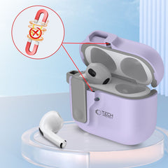 COQUE TECH-PROTECT SLIM HOOK APPLE AIRPODS 4 LAVANDE