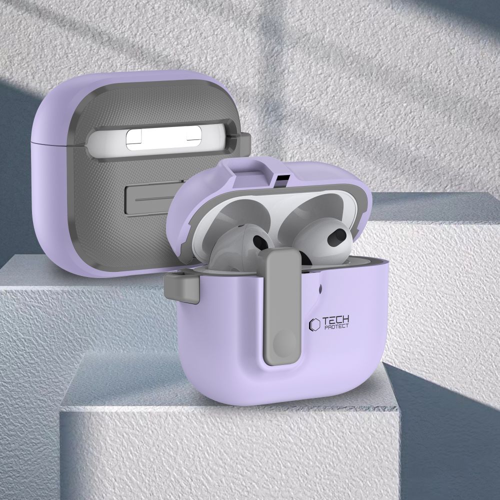 COQUE TECH-PROTECT SLIM HOOK APPLE AIRPODS 4 LAVANDE