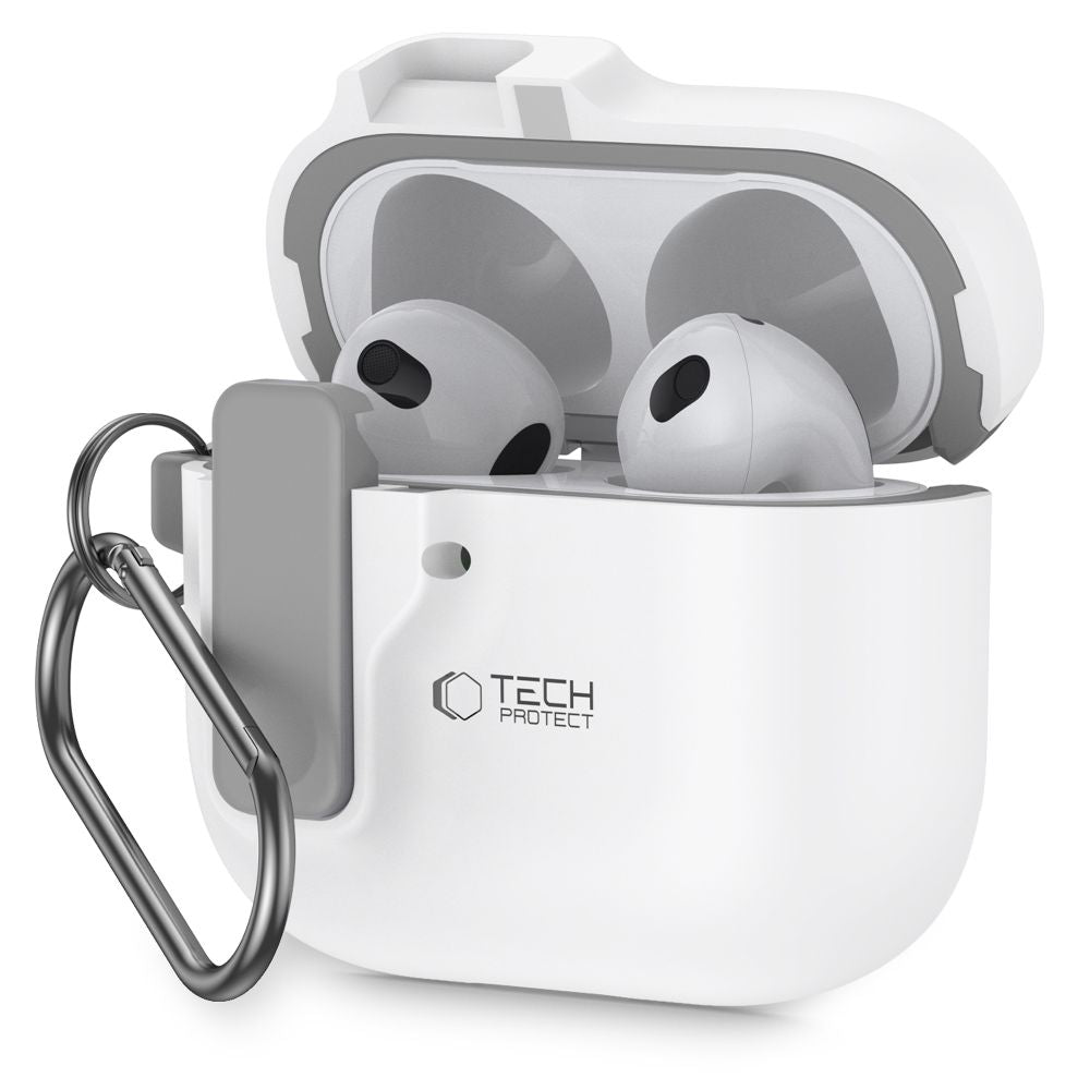 COQUE TECH-PROTECT SLIM HOOK APPLE AIRPODS 4 BLANCHE