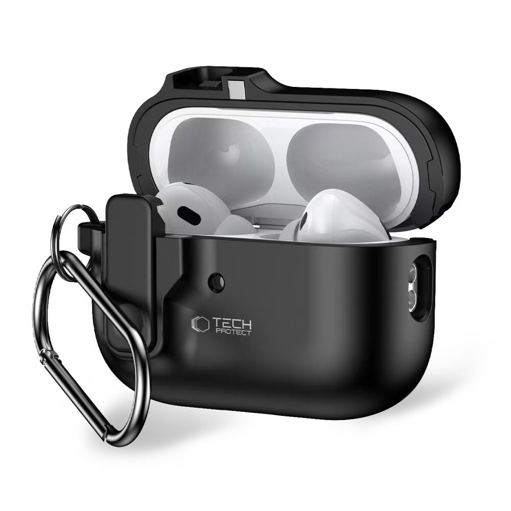 COQUE TECH-PROTECT SLIM HOOK APPLE AIRPODS PRO 1 / 2 NOIRE