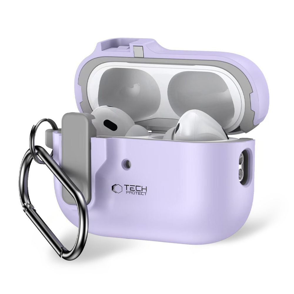 COQUE TECH-PROTECT SLIM HOOK APPLE AIRPODS PRO 1 / 2 LAVANDE