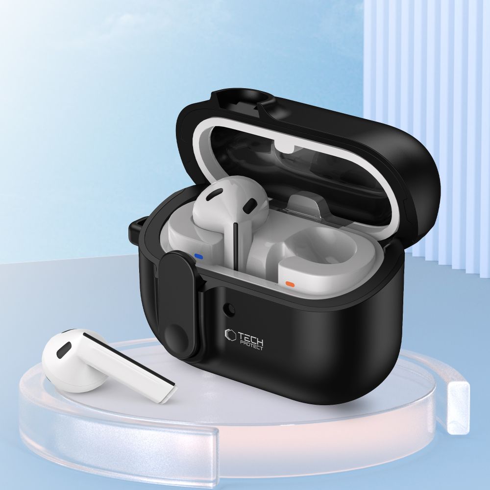TECH-PROTECT SLIM HOOK SAMSUNG GALAXY BUDS 3 / 3 PRO NOIR