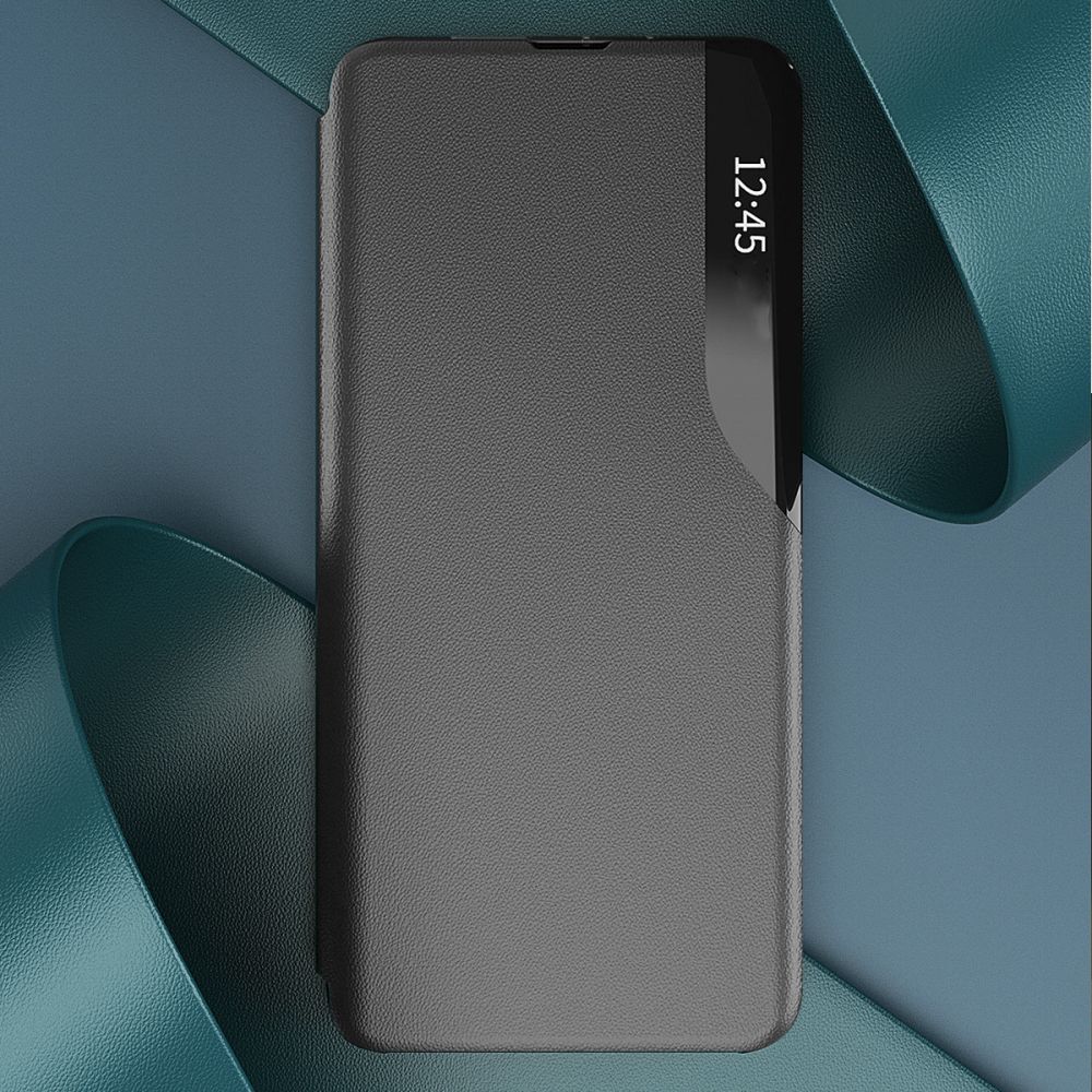 COUVERTURE DE LIVRE POUR SAMSUNG GALAXY A14 5G HEYCASE SMART VIEW NOIR
