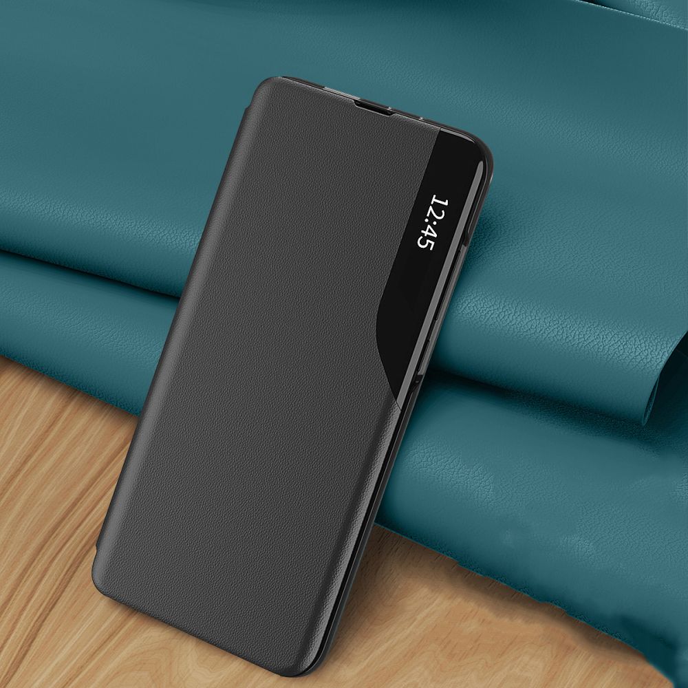 COUVERTURE DE LIVRE POUR SAMSUNG GALAXY A14 5G HEYCASE SMART VIEW NOIR