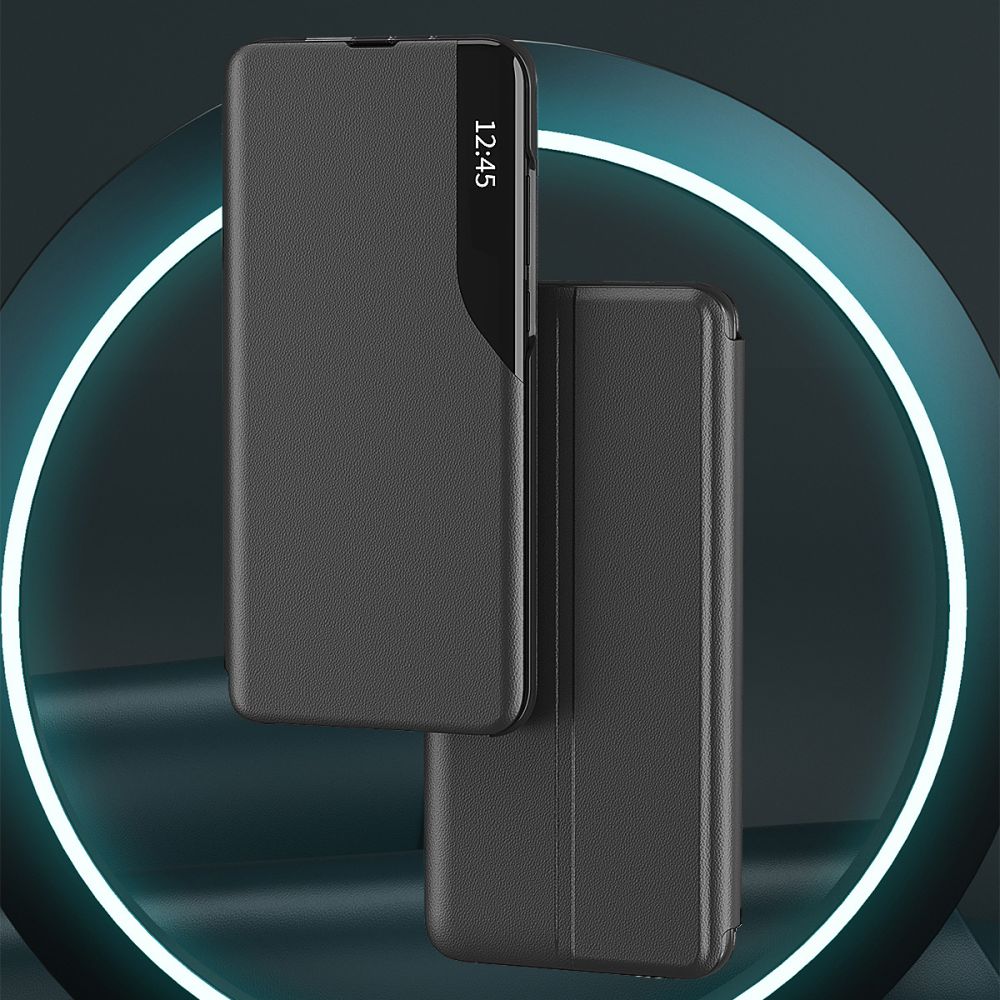 COUVERTURE DE LIVRE POUR SAMSUNG GALAXY A14 5G HEYCASE SMART VIEW NOIR