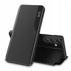 COUVERTURE DE LIVRE POUR SAMSUNG GALAXY A14 5G HEYCASE SMART VIEW NOIR