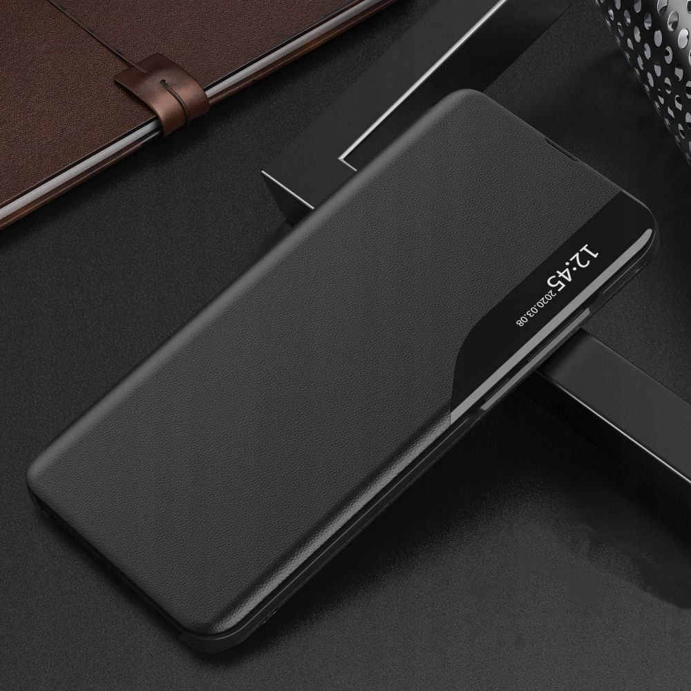 COUVERTURE DE LIVRE POUR XIAOMI REDMI NOTE 12 PRO / POCO X5 PRO 5G HEYCASE SMART VIEW NOIRE