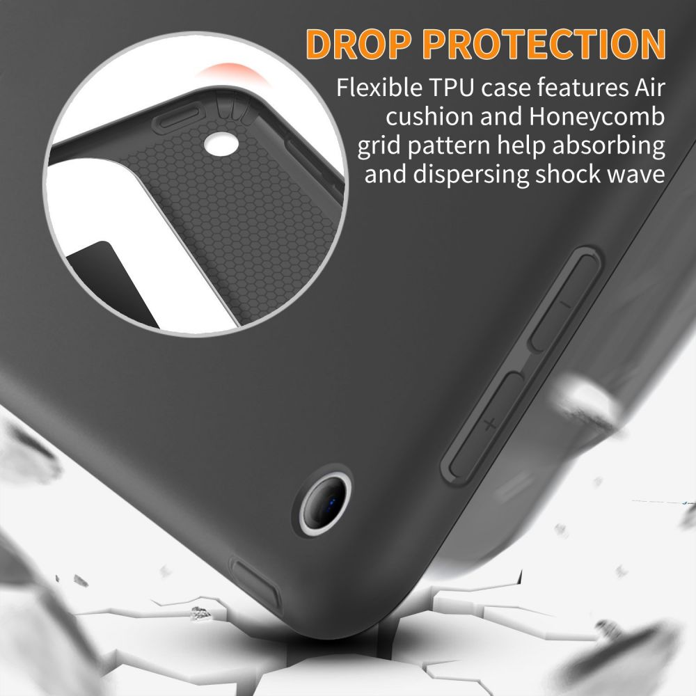 COUVERTURE / ÉTUI POUR IPAD 9.7 5 / 6 / 2017-2018 TECH-PROTECT SMARTCASE NOIR