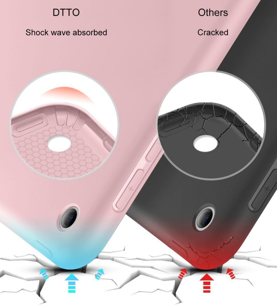 COUVERTURE / ÉTUI POUR IPAD 9.7 5 / 6 / 2017-2018 TECH-PROTECT SMARTCASE ROSE D'OR