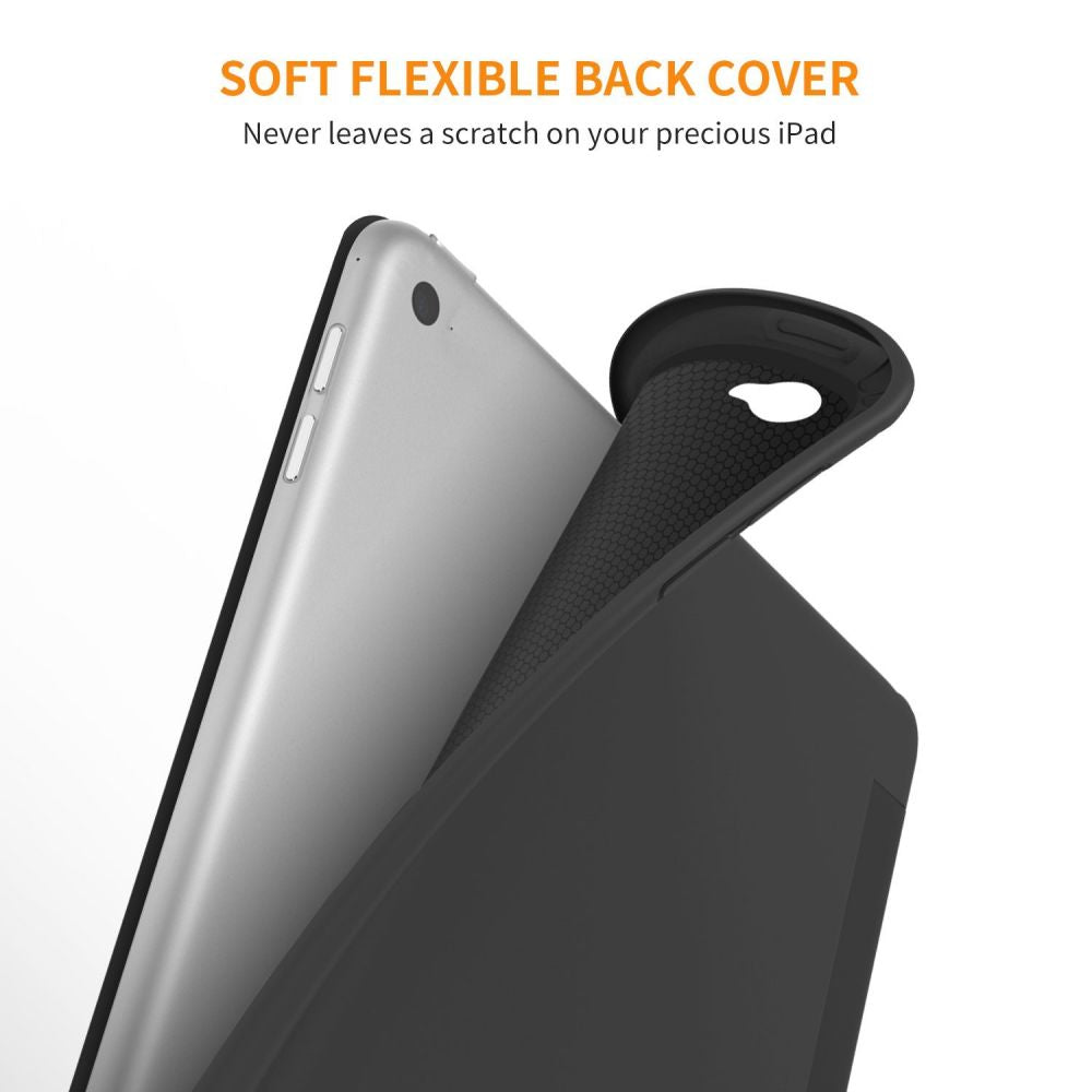 COUVERTURE / ÉTUI POUR IPAD AIR 9.7 2 / 2014 TECH-PROTECT SMARTCASE NOIR