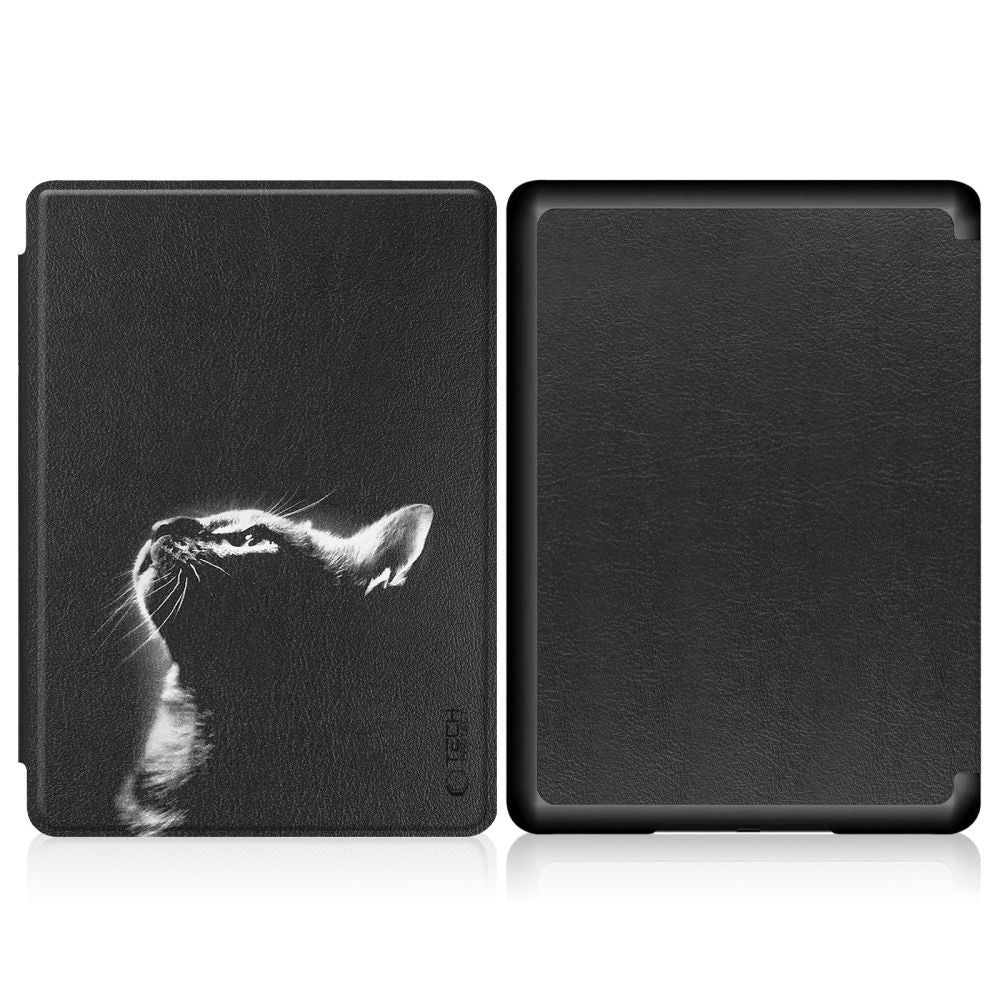 TECH-PROTECT SMARTCASE KINDLE 11 / 12 2022 / 2024 CHAT NOIR
