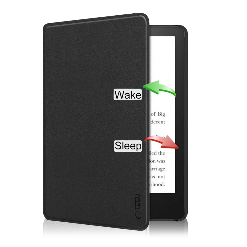 COUVERTURE TECH-PROTECT SMARTCASE KINDLE PAPERWHITE VI / 6 / COLORSOFT / ÉDITION SIGNATURE NOIRE