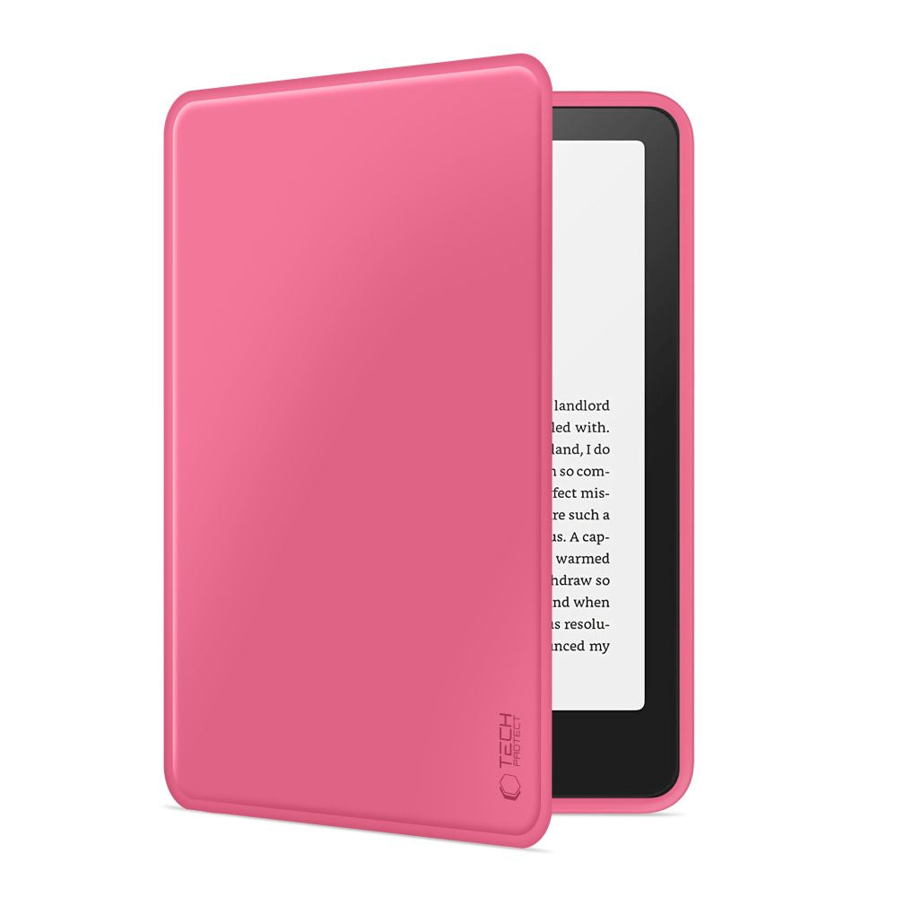 COUVERTURE TECH-PROTECT SMARTCASE KINDLE PAPERWHITE VI / 6 / COLORSOFT / ÉDITION SIGNATURE ROSE FRAMBOISE